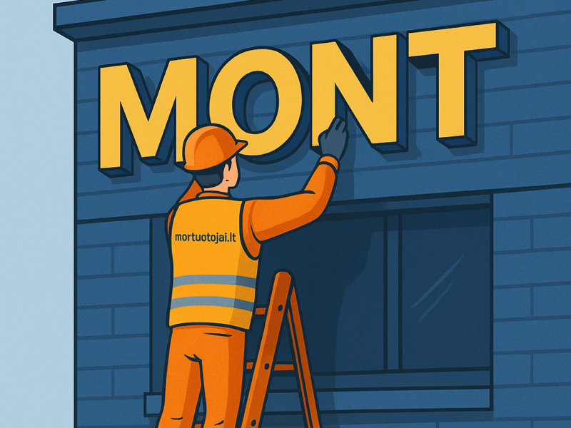 Reklamos gamyba ir montavimas
